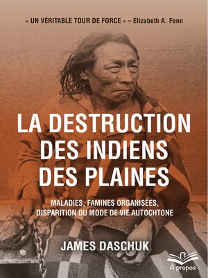 cover image of La destruction des indiens des Plaines